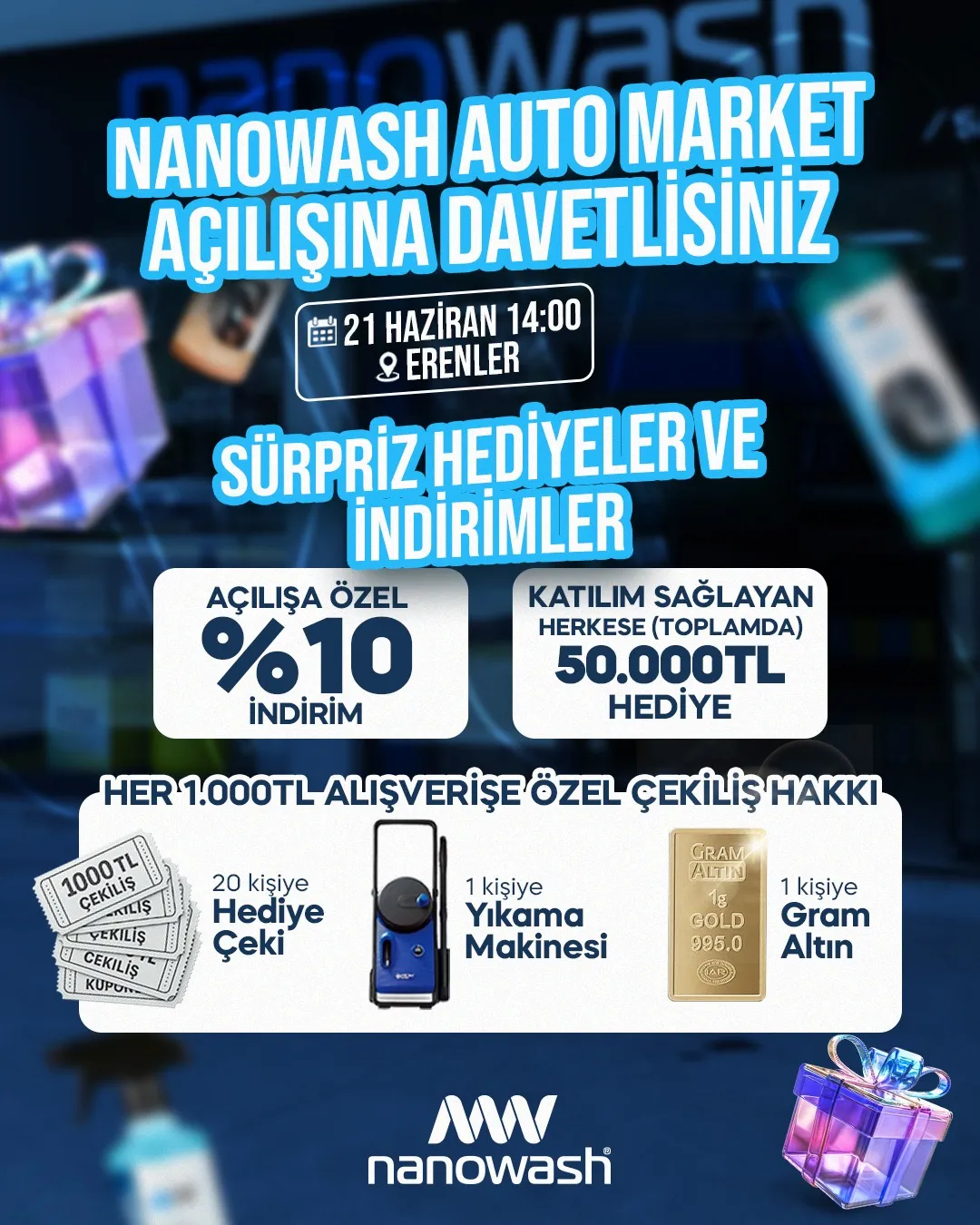 🎉 AÇILIŞA DAVETLİSİNİZ! 🎉