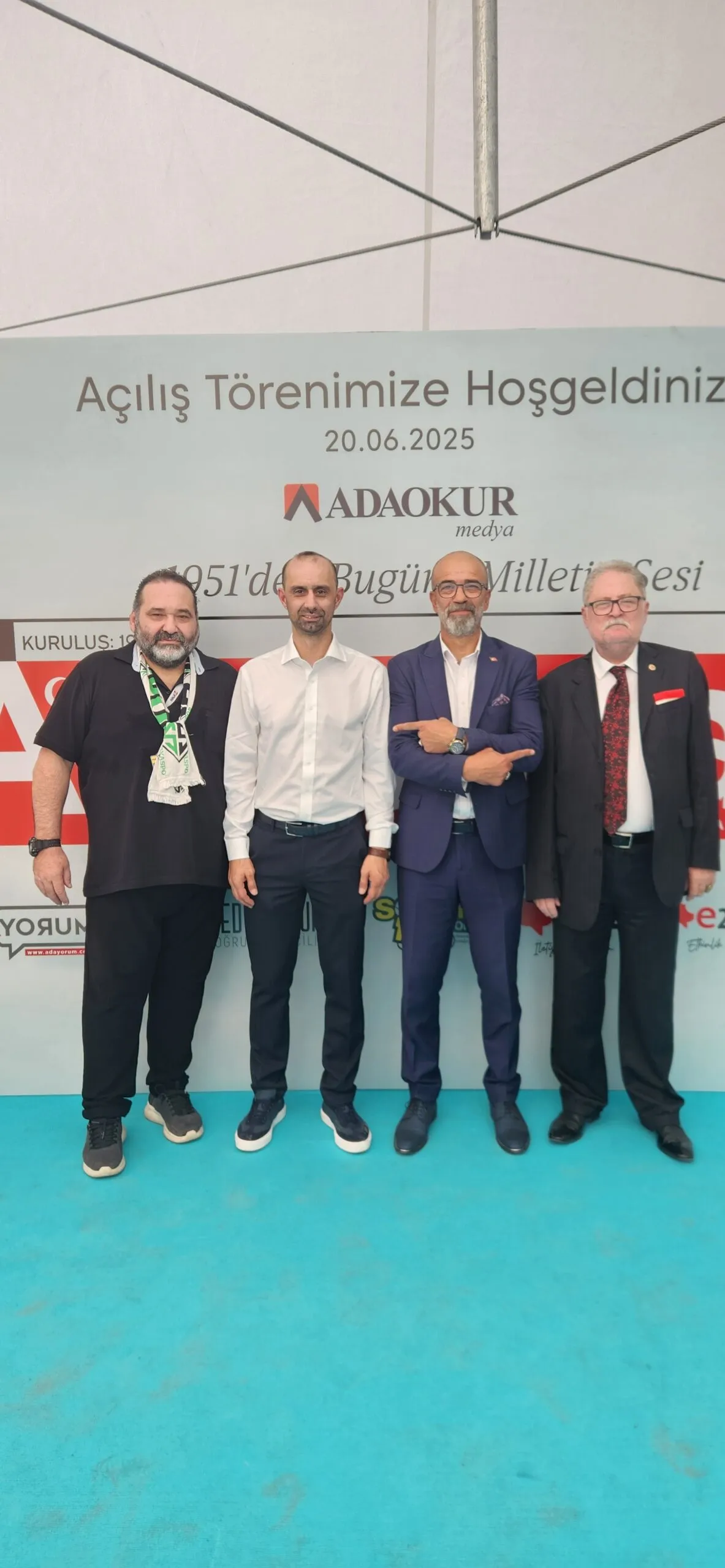 ADA OKUR MEDYA PLAZA GÖRKEMLİ BİR TÖRENLE AÇILDI