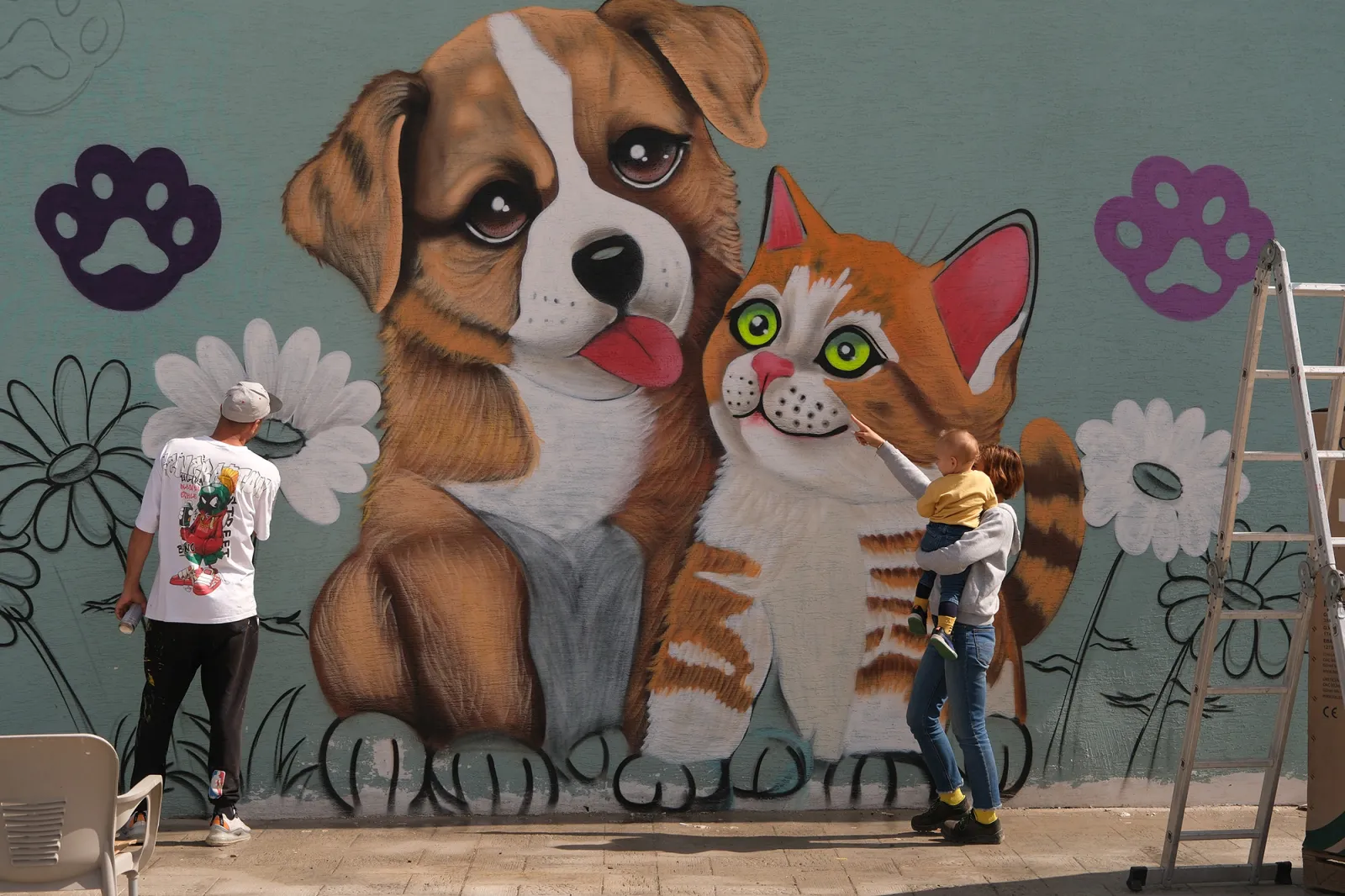 Doğal Yaşam Kampüsü’ne anlam katangrafiti sanatı