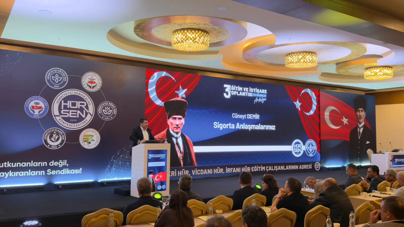Hür Sen Konfederasyonu’ndan uzun vadeli güven adımı; 2030’a kadar Cüneyt Demir Sigorta ile iş birliği