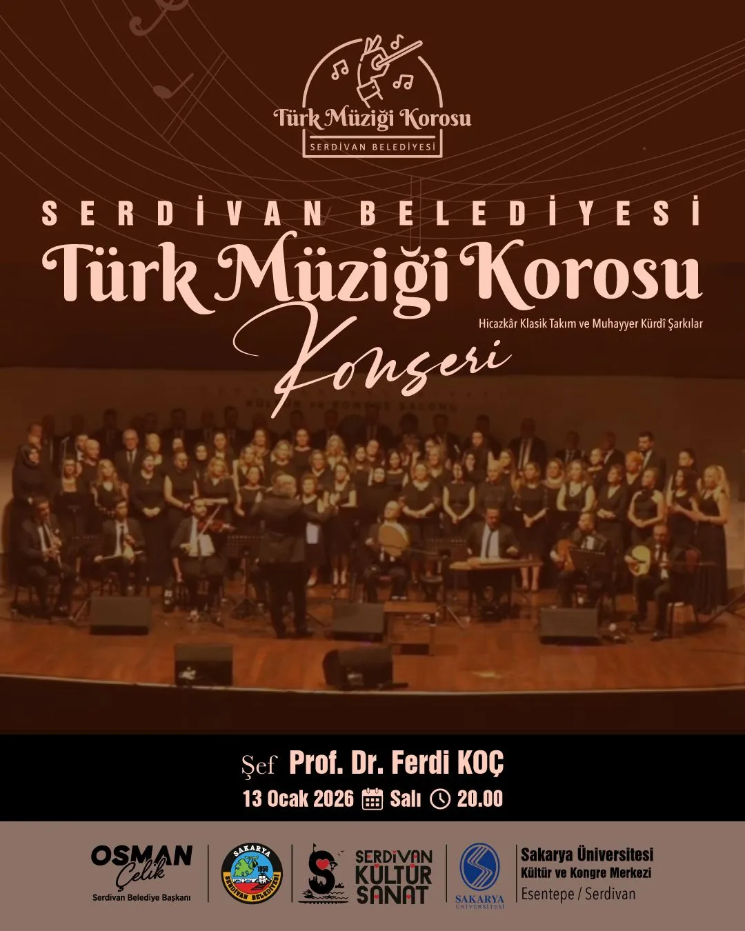 Serdivan’da Türk Müziği Rüzgarı