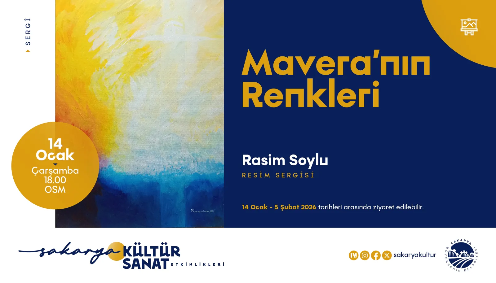 ‘Mavera’nın Renkleri’ sergisi OSM’de sanatseverlerle buluşuyor