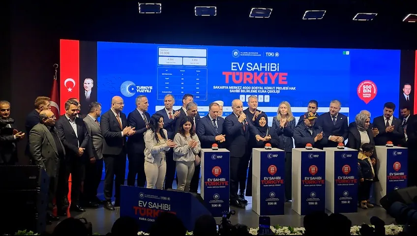TOKİ’nin Sakarya’daki 6 Bin 633 Konutu İçin Kura Çekildi