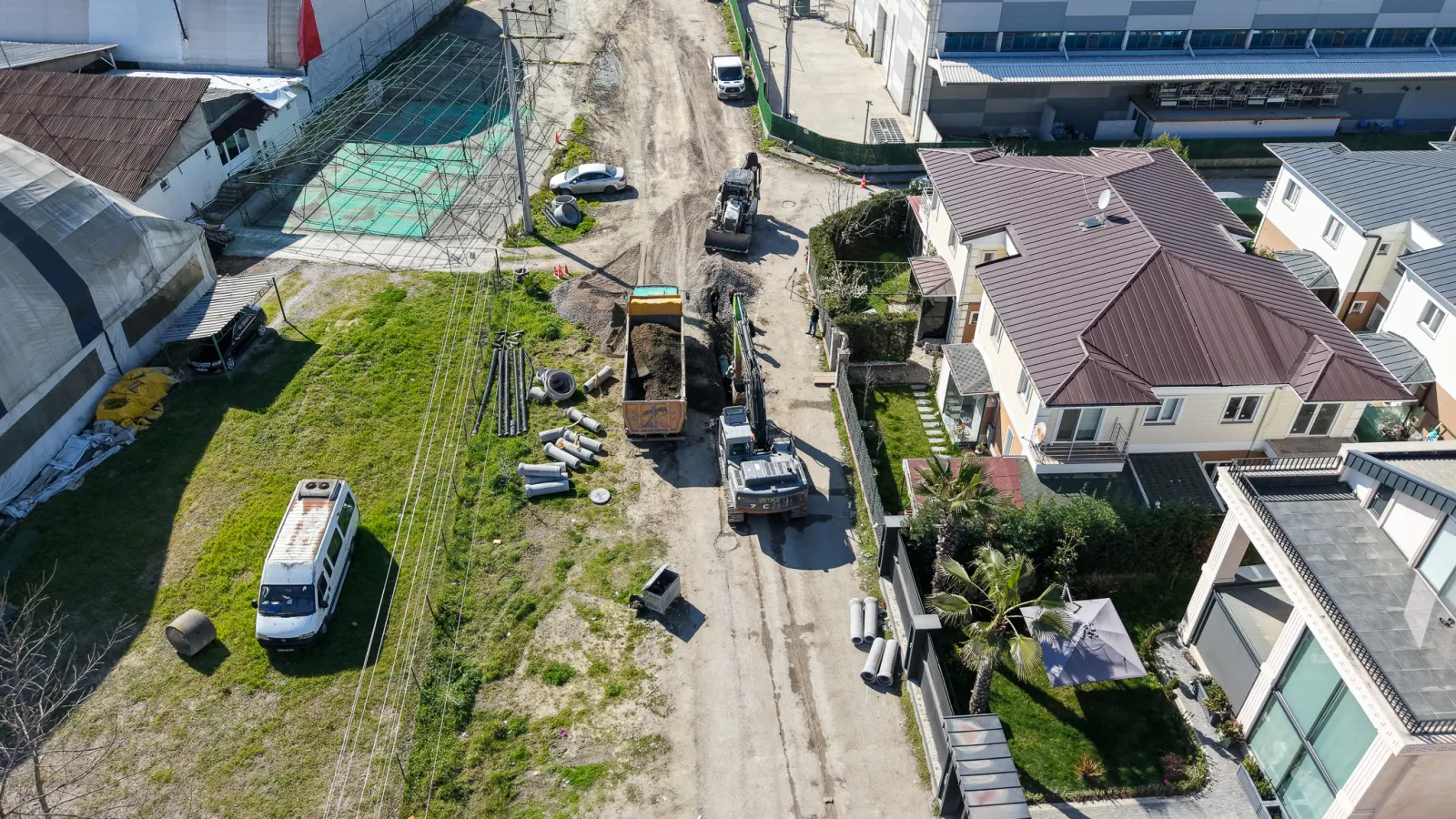 Yağcılar Mahallesi yeni altyapısı ile yoğunyağışlara karşı güvende