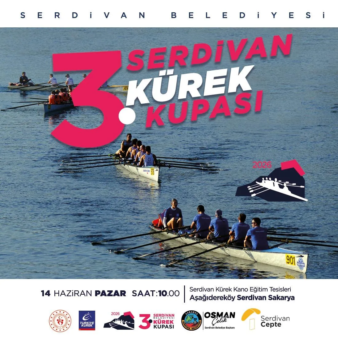 Serdivan’da Kürek Coşkusu: 3. Serdivan Kürek Kupası Başlıyor!