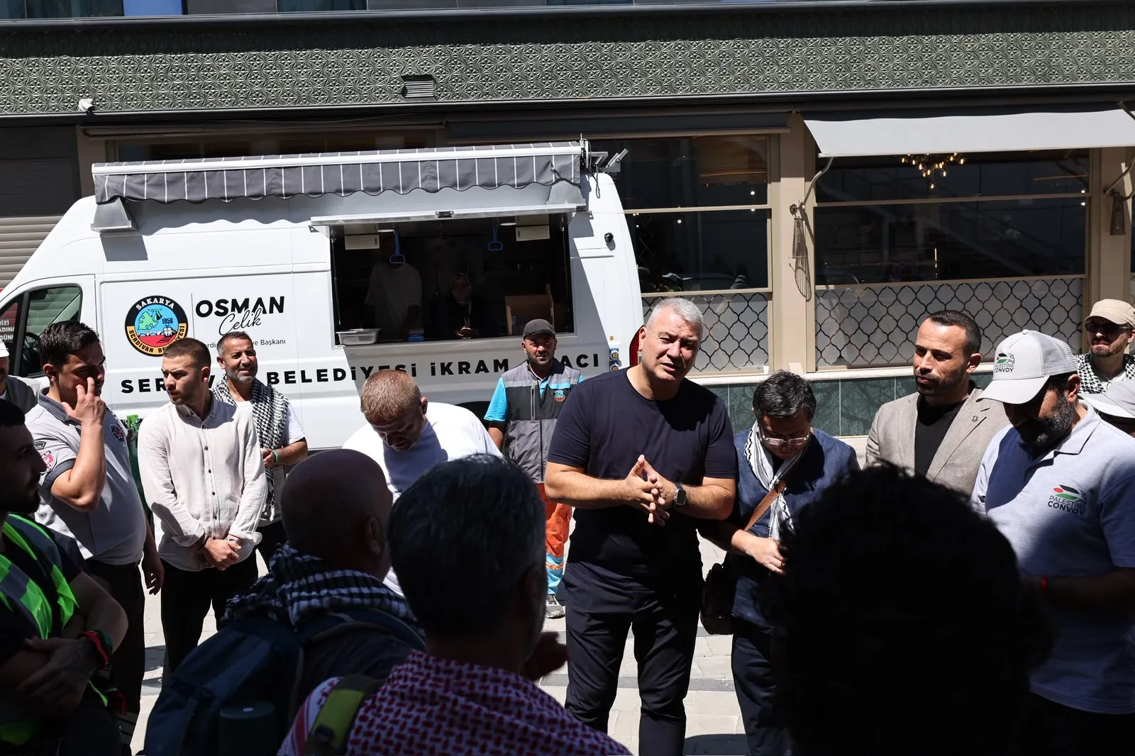 Başkan Osman Çelik’ten Filistin Konvoyu’na Anlamlı Ziyaret