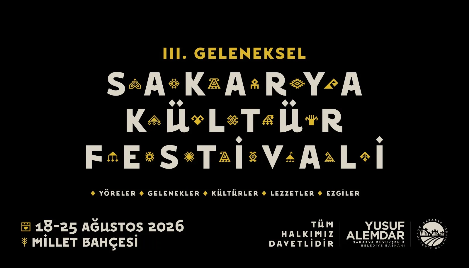 Sakarya’nın Kültür Festivali başlıyor: İlkgün Orhan Hakalmaz sahne alacak