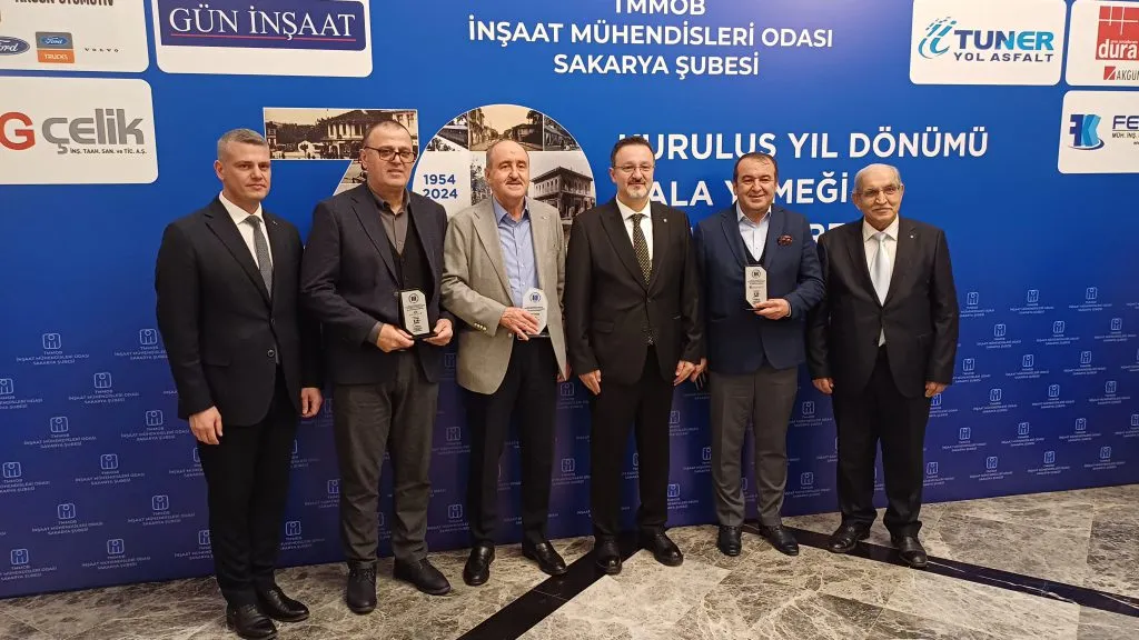 İnşaat Mühendisleri Odası Sakarya Şubesi 70. yılını coşkuyla kutladı