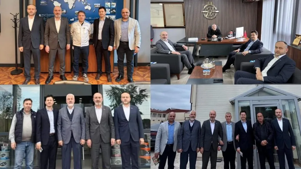 MÜSİAD Sakarya’dan Hendek’te üye ve taziye ziyaretleri; Başkan Ahmet Cihan, İsmail Filizfidanoğlu ve Ertuğrul Kurşun Hendek’teydi