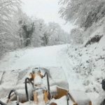 Büyükşehir’den kar raporu: 36 noktada kar küreme çalışmaları sürüyor