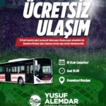 Büyükşehir’den Sakaryaspor maçı için ücretsiz ring seferi