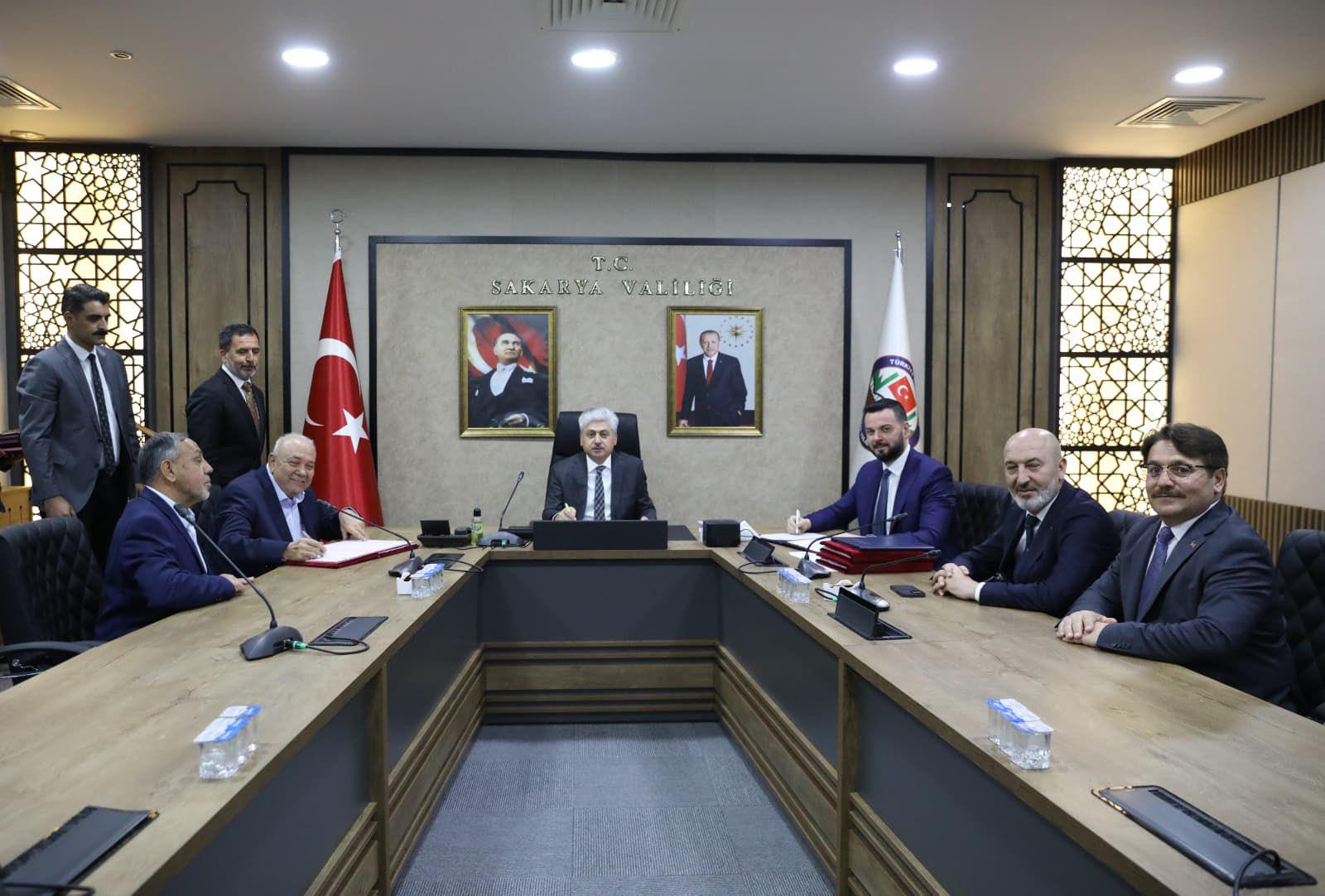Vali Rahmi Doğan Başkanlığında Okul Yaptırma Protokolleri İmzalandı