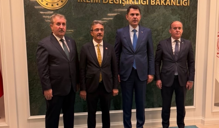 BAŞKAN ŞENOL DİNÇ, BAKAN MURAT KURUM’U ZİYARET ETTİ (2)